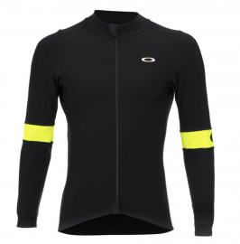 OAKLEY THERMAL JERSEY BLACKOUT / HI-VIS YELLOW - 412651-05W-L