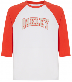 OAKLEY SPORT 3/4 TEE FIRE RED - 457565-4FR-L