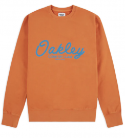 OAKLEY TNP COUNTRY CLUB FLEECE GREW DARK ORANGE - 472561-71E-XL