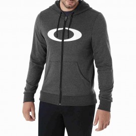 OAKLEY ELLIPSE FZ HOODIE BLACKOUT LT HTR - 461644-02F - M