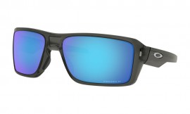 OAKLEY DOUBLE EDGE - GRAY SMOKE - PRIZM SAPPHIRE POLARIZED - OO9380-0666