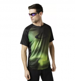 CYKLISTICKÝ MTB DRES - OAKLEY MTB SS TECH TEE AURORA BOREALIS - 457608-9A4-M