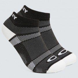 PONOŽKY - OAKLEY RIBBED ELLIPSE SHORT SOCKS BLACKOUT - FOS900869-02E-S