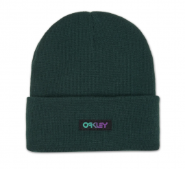 ZIMNÍ ČEPICE - OAKLEY B1B GRADIENT PATCH BEANIE - HUNTER GREEN - FOS900707-7BC-U