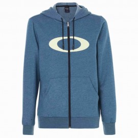 OAKLEY ELLIPSE FZ HOODIE BLUE CORAL HEATHER - 461644-6D9 - M