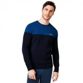 PÁNSKÝ SVETR - OAKLEY BICOLOR CREW NECK FOGGY BLUE XXL - 434131-6FB-XXL