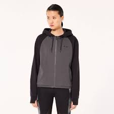 DÁMSKÁ MIKINA - OAKLEY PURSUIT CRUISE FZ HOODIE BLACKOUT / UNIFORM GREY FOA500627-96I-M