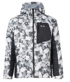 PÁNSKÁ BUNDA - OAKLEY ENHANCE INSULATION JACKET 9.7 WHITE PRINT - 412823-186-M