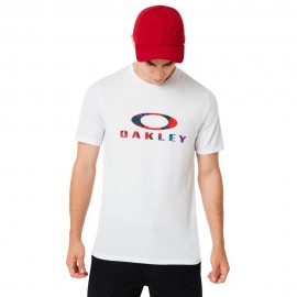 PÁNSKÉ TRIKO - OAKLEY ELLIPSE RAINBOW TEE White XL - 457929-100-XL