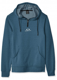 PÁNSKÁ MIKINA - OAKLEY BARK HALF ZIP HOODIE - BLUE CORAL HEATHER - 461645-6D9-M