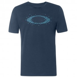 OAKLEY ELLIPSE  DOTS  TEE FOGGY BLUE S - 457930-6FB-S