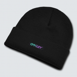 ZIMNÍ ČEPICE - OAKLEY B1B GRADIENT PATCH BEANIE - BLACKOUT - FOS900707-02E-U