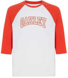 OAKLEY SPORT 3/4 TEE FIRE RED - 457565-4FR-XL