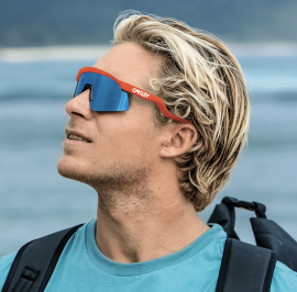 SPORTOVNÍ BRÝLE - OAKLEY HYDRA - NEON ORANGE /  PRIZM SAPPHIRE OO9229-0637