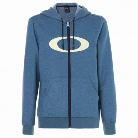 OAKLEY ELLIPSE FZ HOODIE BLUE CORAL HEATHER S - 461644-6D9-S