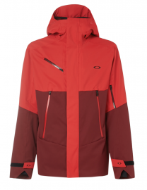 PÁNSKÁ ZIMNÍ BUNDA - OAKLEY CRESCENT 2.0 SHELL 2L 10K JACKET- HIGHT RISK RED 412783-43A-XL