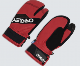 ZIMNÍ RUKAVICE - OAKLEY FACTORY WINTER TRIGGER MITT 2 RED LINE - 94264-465-M