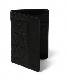 OAKLEY LEATHER SLIM WALLET JET BLACK - 95140-01K