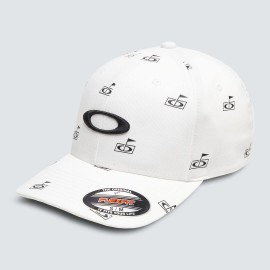 KŠILTOVKA - OAKLEY FLAG PRINT HAT ARCTIC WHITE FOS901211-10R-L/XL