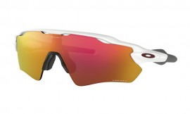 OCHRANNÉ SPORTOVNÍ SLUNEČNÍ BRÝLE - OAKLEY RADAR EV PATH - TEAM COLORS - POLISHED WHITE / PRIZM RUBY - OO9208-7238