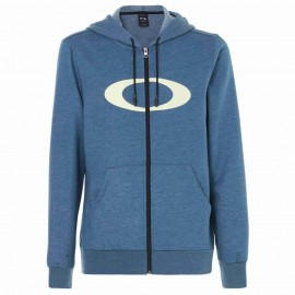 OAKLEY ELLIPSE FZ HOODIE BLUE CORAL HEATHER - 461644-6D9 - XL