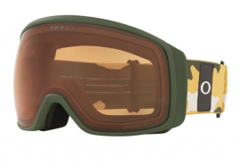 LYŽAŘSKÉ BRÝLE - OAKLEY FLIGHT TRACKER XL MUSTARD DARK BRUSH CAMO / PRIZM SNOW PERSIMMON - OO7104-01