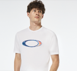 PÁNSKÉ TRIKO - OAKLEY MARBLE ELLIPSE TEE WHITE FOA403107-100-XL