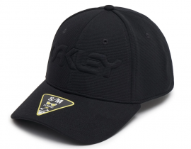 KŠILTOVKA - OAKLEY 6 PANEL STRETCH HAT EMBOSSED/BLACKOUT - 912208-02E-S/M