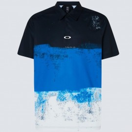 PÁNSKÉ GOLFOVÉ TRIKO - OAKLEY COLOR BLOCK SHADE POLO UNIFORM BLUE M- FOA400132-6UN-M