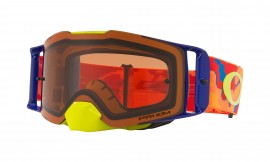 Oakley Front Line MX Goggle Thermo Camo Orange Red/prizm mx bronze - OO7087-14