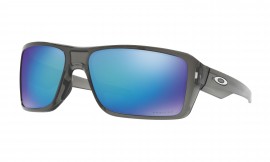 OCHRANNÉ SPORTOVNÍ SLUNEČNÍ BRÝLE S POLARIZACÍ - OAKLEY DOUBLE EDGE - GRAY SMOKE / PRIZM SAPPHIRE POLARIZED - OO9380-0666