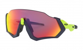 OCHRANNÉ SPORTOVNÍ SLUNEČNÍ BRÝLE - OAKLEY FLIGHT JACKET - MATTE NAVY / PRIZM ROAD - OO9401-0537